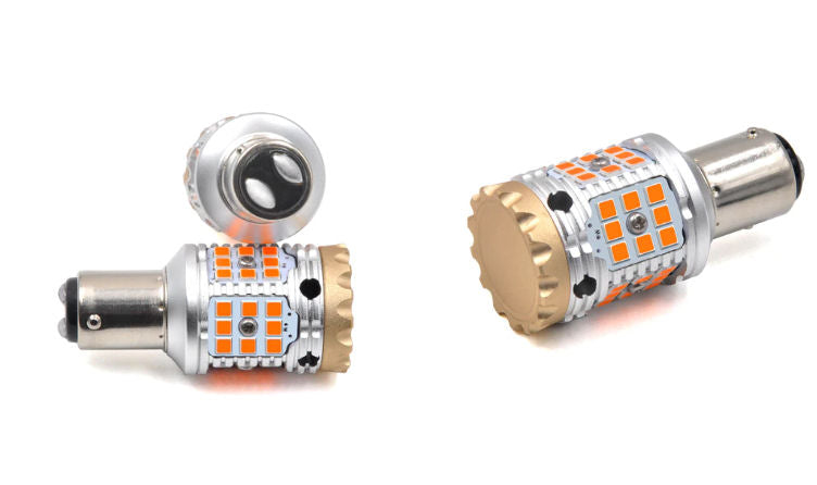 LED pour clignotants, hyper puissant, résistance intégrée! (paire)
