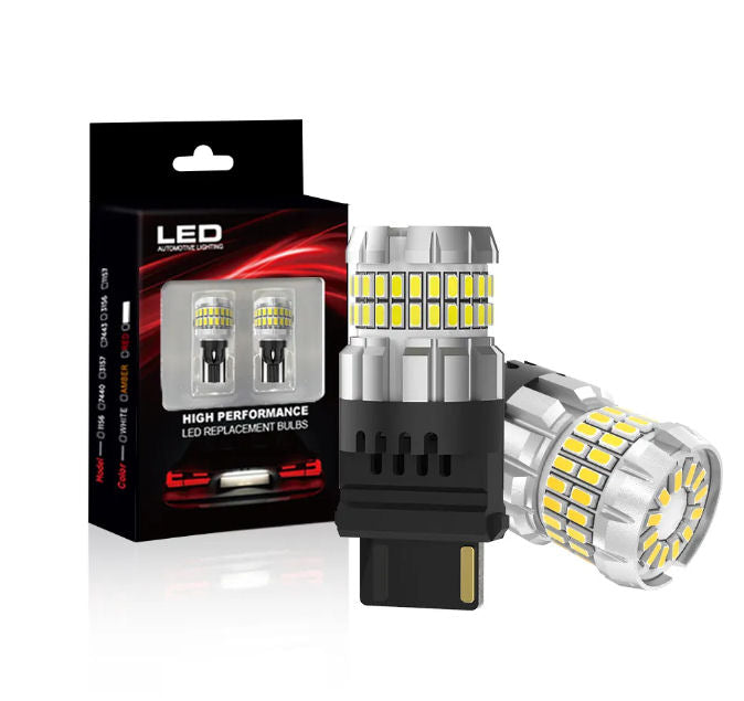 Ampoules LED types 1156, 1157, 3156, 3157, 7443, T10, T15