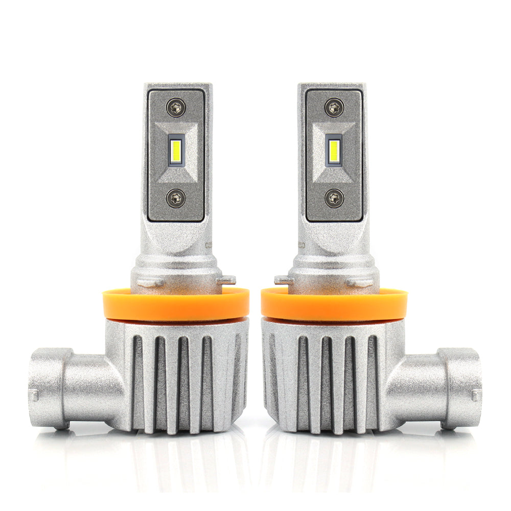 Paire LED pour FOGS, JAUNE 3000K, parfait pour la pluie et les tempêtes de neige.