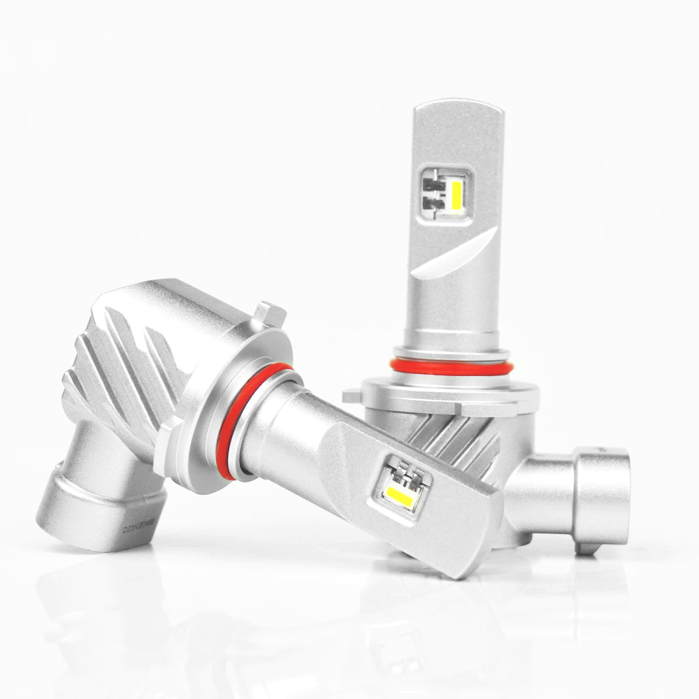 Paire LED super Compact, SANS FAN, pour Autos, MOTOS, FOGS, VTT, 10000Lm/paire, 6500K.