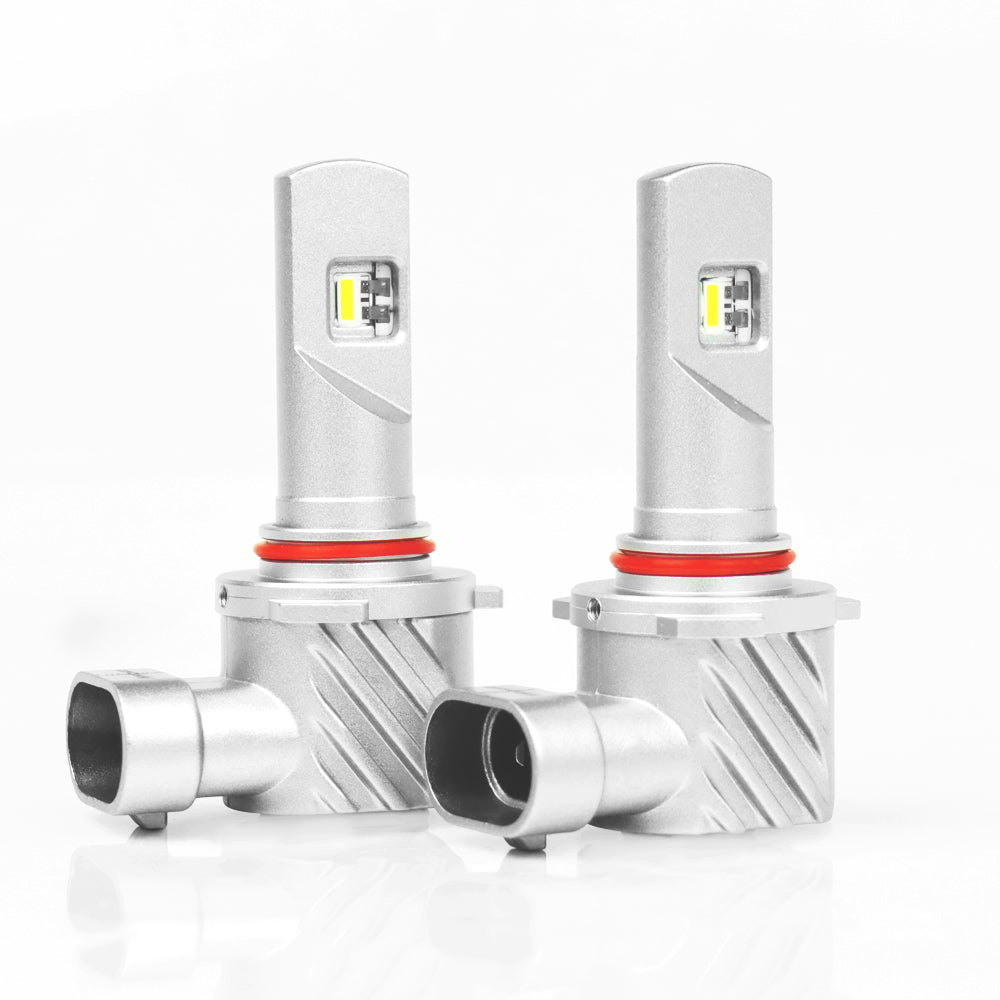 Paire LED super Compact, SANS FAN, pour Autos, MOTOS, FOGS, VTT, 10000Lm/paire, 6500K.
