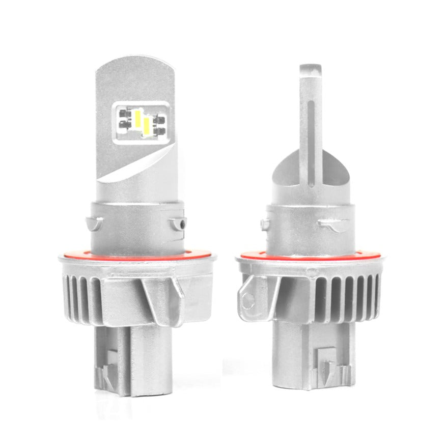 Paire LED super Compact, SANS FAN, pour Autos, MOTOS, FOGS, VTT, 10000Lm/paire, 6500K.