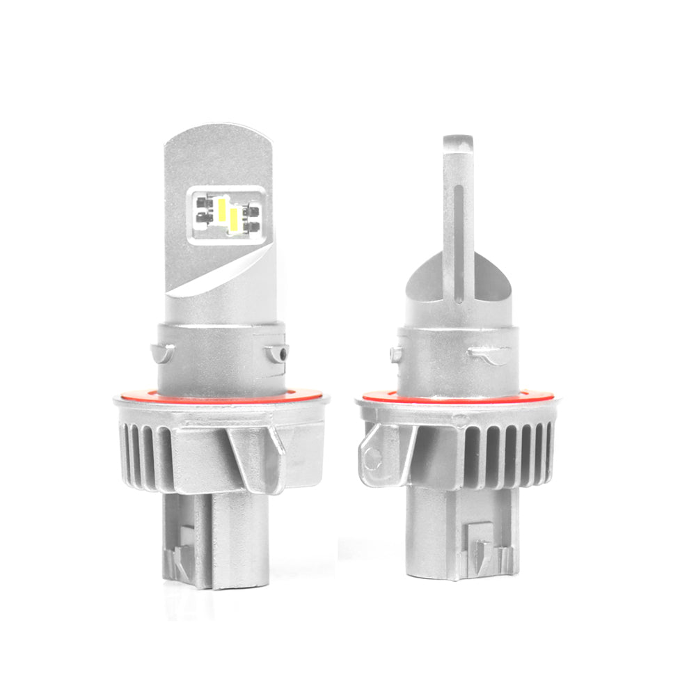 Paire LED super Compact, SANS FAN, pour Autos, MOTOS, FOGS, VTT, 10000Lm/paire, 6500K.