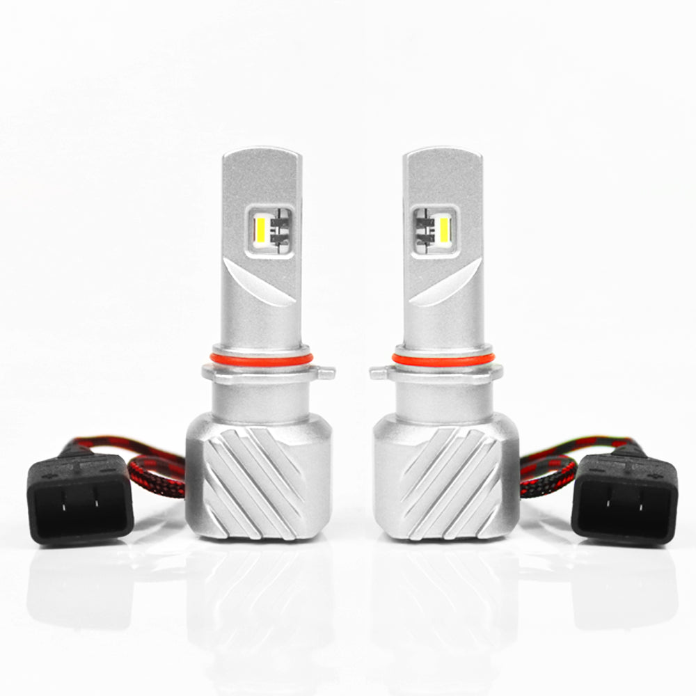 Paire LED super Compact, SANS FAN, pour Autos, MOTOS, FOGS, VTT, 10000Lm/paire, 6500K.