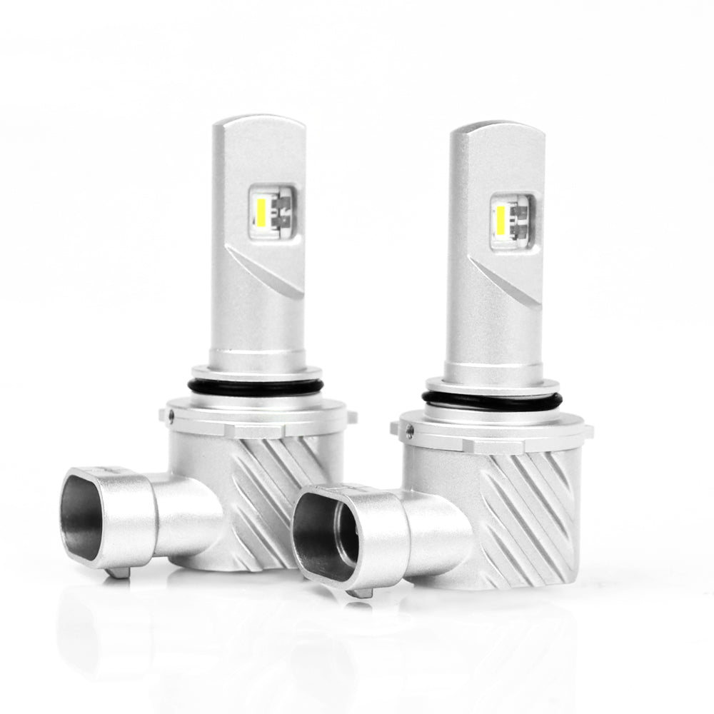 Paire LED super Compact, SANS FAN, pour Autos, MOTOS, FOGS, VTT, 10000Lm/paire, 6500K.