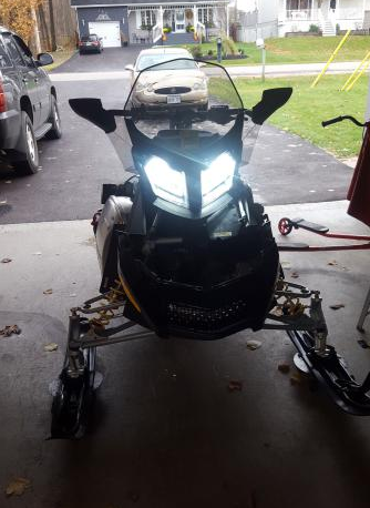 Kit LED pour motoneiges YAMAHA, 20 000 lumens/paire, 6500K, 110W/paire