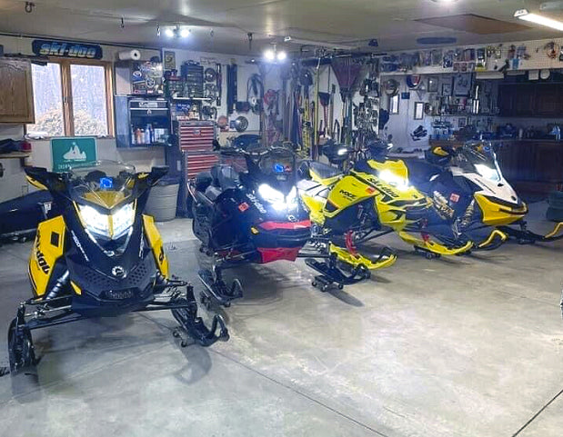 Kit LED pour motoneiges YAMAHA, 20 000 lumens/paire, 6500K, 110W/paire
