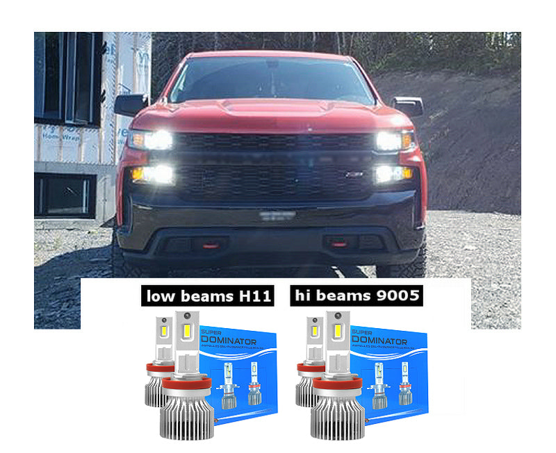 Kit LED CHEVROLET SILVERADO 1500 CUSTOM, TRAIL BOSS 2019-2020-2021-2022-2023-2024-2025