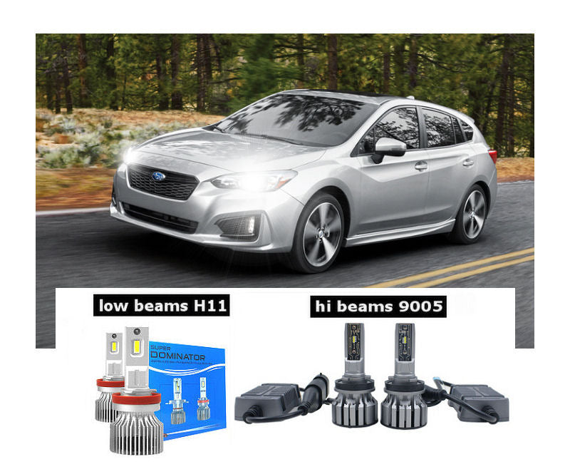 Kit LED SUBARU IMPREZA 2008-2009-2010-2011-2012-2013-2014-2015-2016-2017-2018-2019-2020-2021-2022