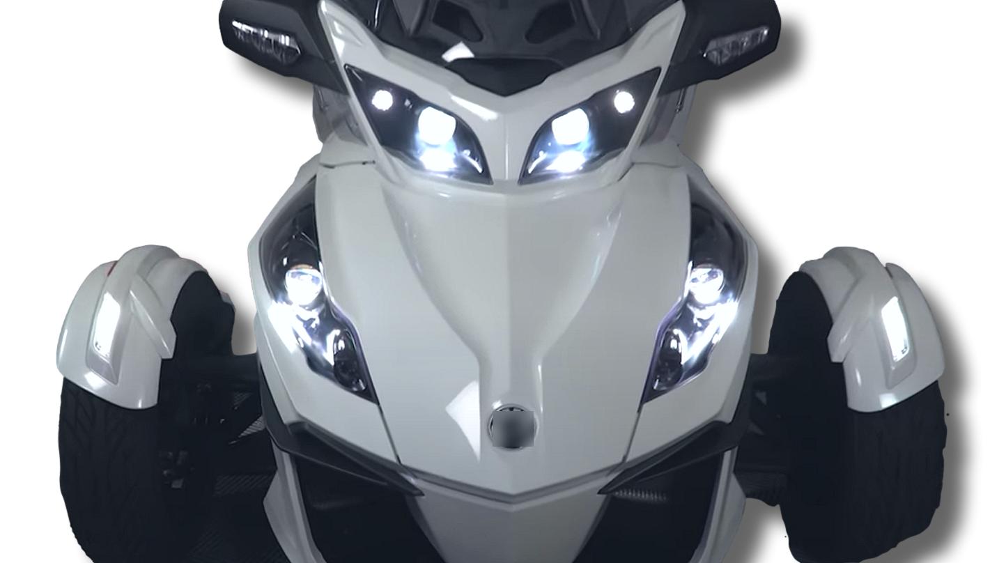Conversion LED pour FOGS Spyder RT 2010-2011-2012-2013-2014-2015-2016-2017-2018-2019 (paire)