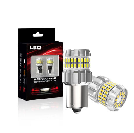 Ampoules LED types 1156, 1157, 3156, 3157, 7443, T10, T15