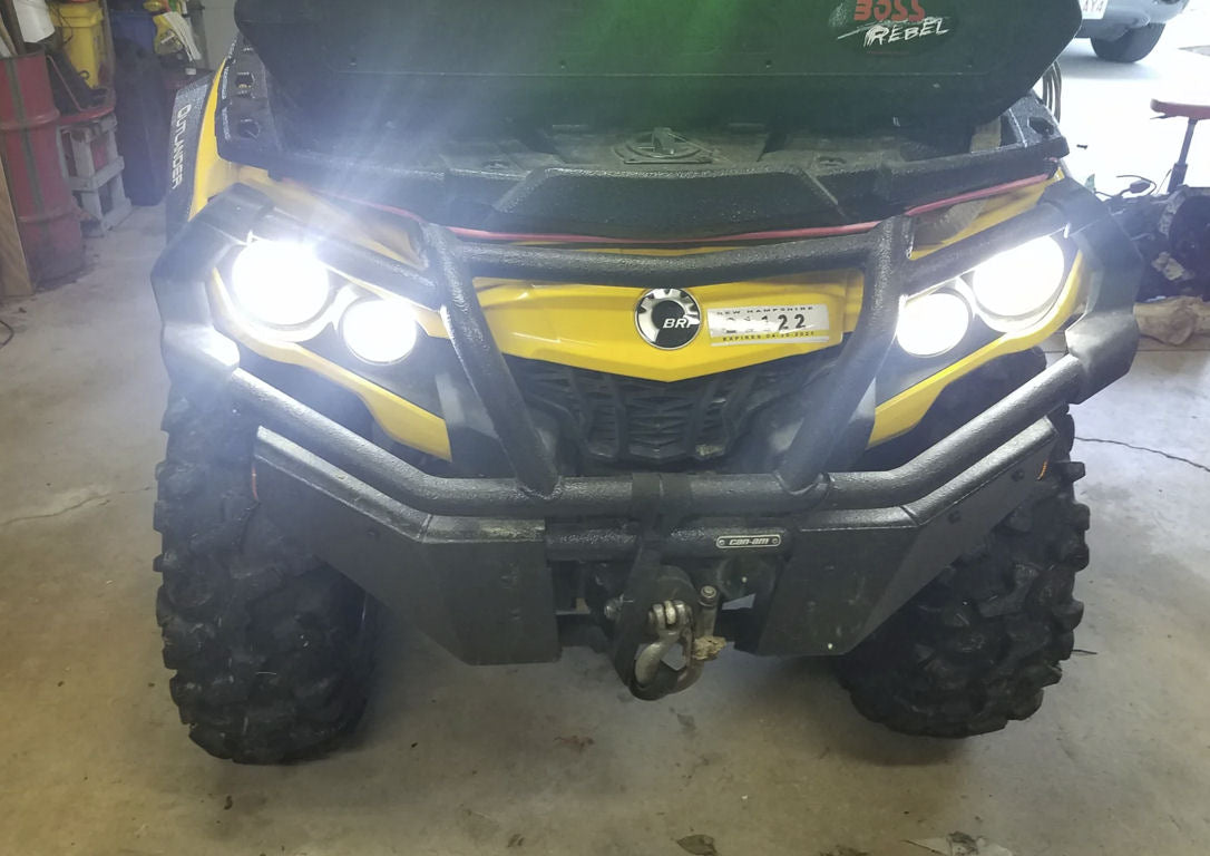 Kit LED CAN-AM Outlander 650/850/1000 (4 phares) 2018-2019-2020-2021-2022