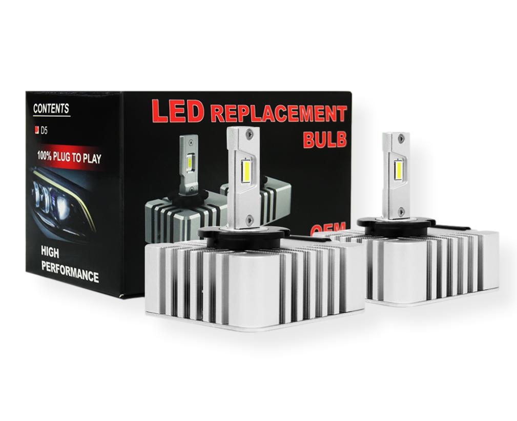 Paire LED type D5S pour Silverado/Sierra 1500 2016-2018 à HID d'origine.