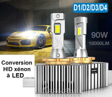 Charger l&#39;image dans la galerie, Conversion HID vers LED - Types: D1S / D2S / D3S / D4S - 100% Plug and play
