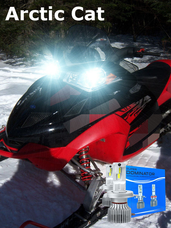 Kit LED pour motoneiges ARCTIC CAT, 20 000 lumens/paire,  6500K, 110W/paire