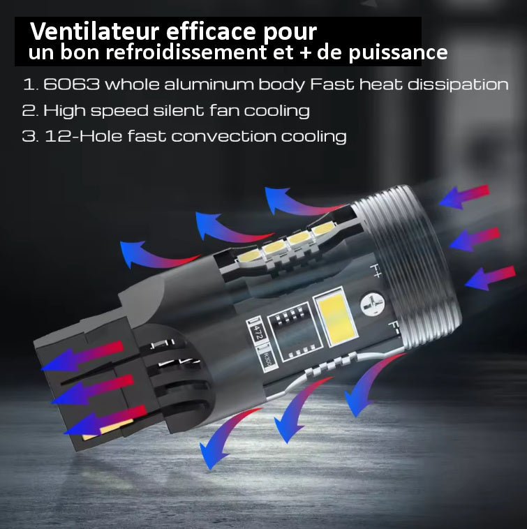 LED Ventilé pour Clignotants Puissants, pas hyper-flashing, pas d'erreur.