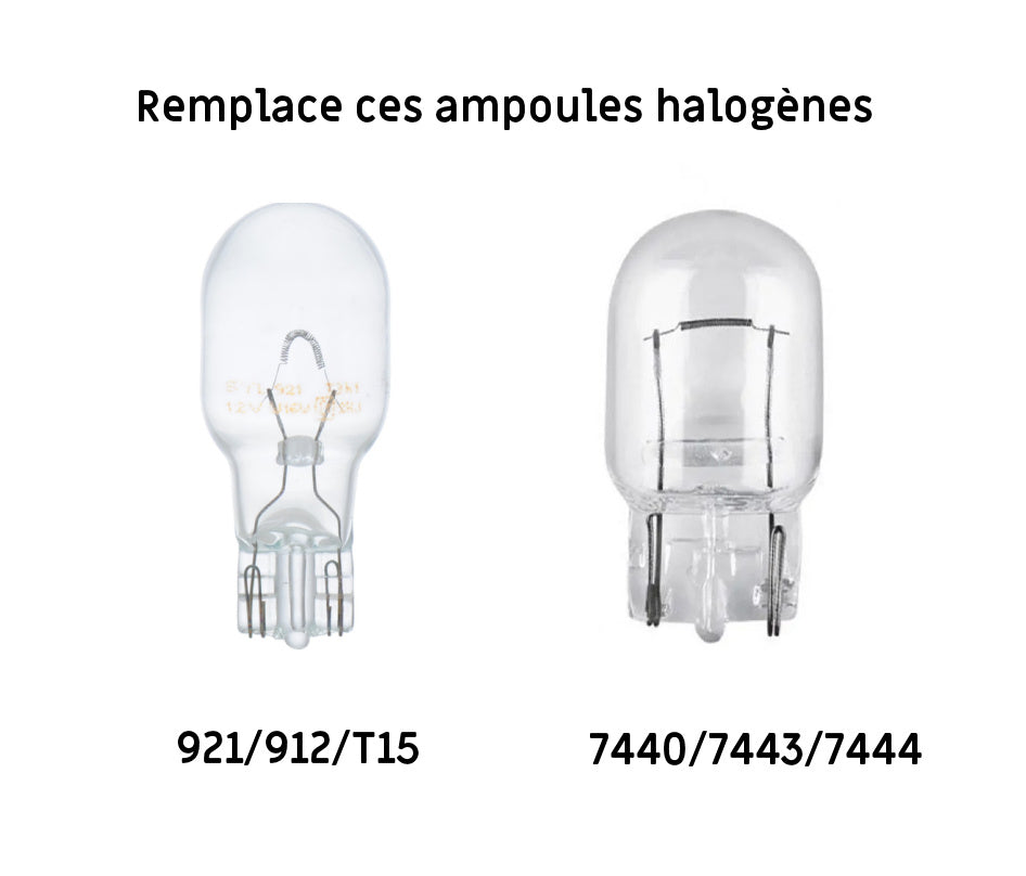 Led ultra puissants pour Reculons/Backup light (921,912 et 7440)