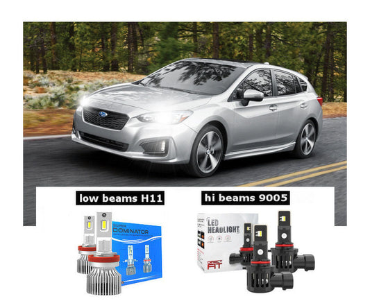 Kit LED SUBARU IMPREZA 2008-2009-2010-2011-2012-2013-2014-2015-2016-2017-2018-2019-2020-2021-2022