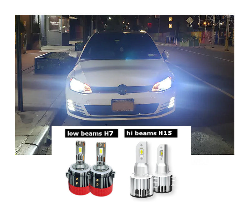 Kit LED Volkswagen GOLF & GTI 2010-2011-2012-2013-2014-2015-2016-2017