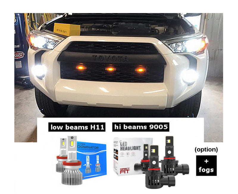 Kit LED TOYOTA 4RUNNER 2010-2011-2012-2013-2014-2015-2016-2017-2018-2019-2020-2021-2022-2023