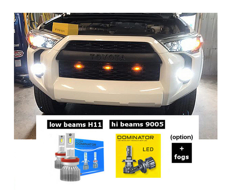 Kit LED TOYOTA 4RUNNER 2010-2011-2012-2013-2014-2015-2016-2017-2018-2019-2020-2021-2022-2023