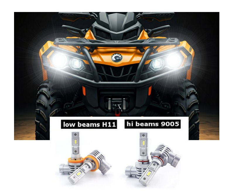 Kit LED CAN-AM Outlander 650/850/1000 (4 phares) 2018-2019-2020-2021-2022