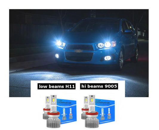 Kit LED CHEVROLET Sonic 2012-2013-2014-2015-2016-2017-2018-2019-2020