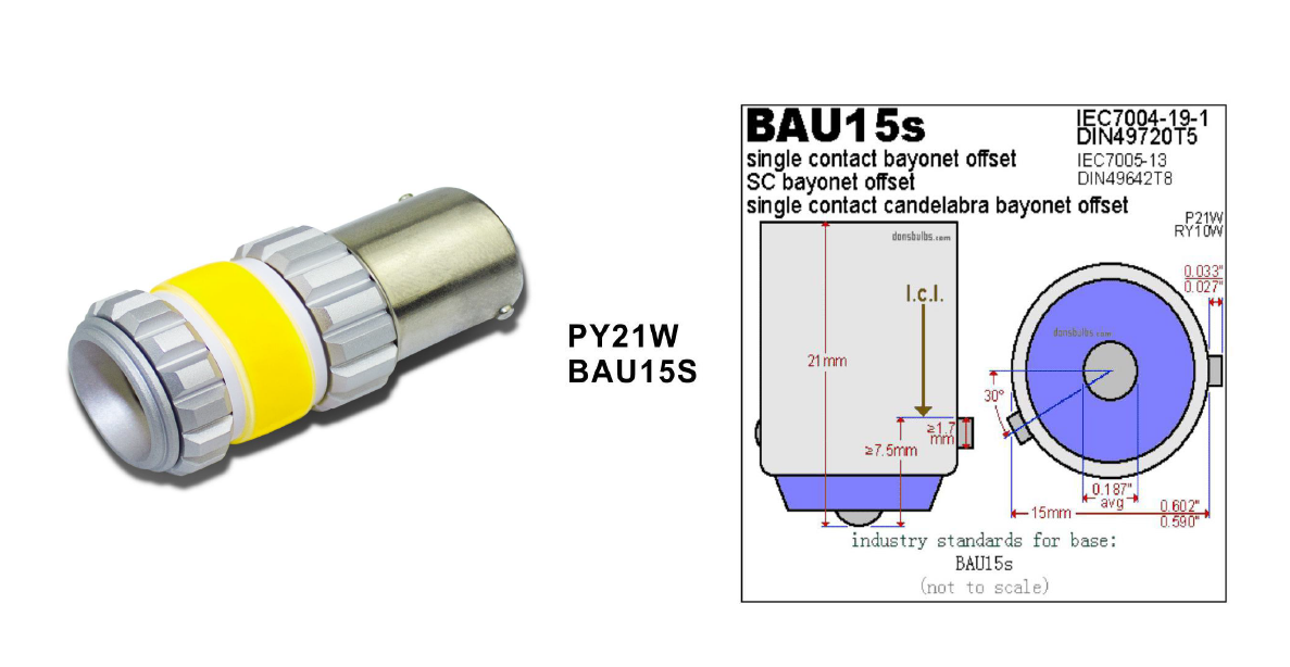 Ampoules LED Haute Puissance Type 3156, 1156 BA15S, 1156 BAU15S, 1157 BAY15D (PAIRE)