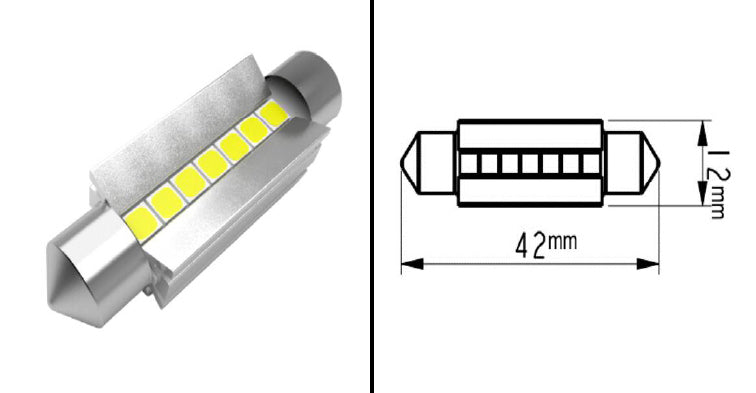 LED C5W pour intérieur d'auto.  31mm 36mm 39mm 42mm CANBUS SANS ERREUR