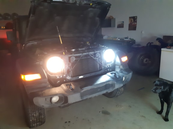 Kit LED JEEP WRANGLER 2007-2009 ET 2010-2011-2012-2013-2014-2015-2016-2017