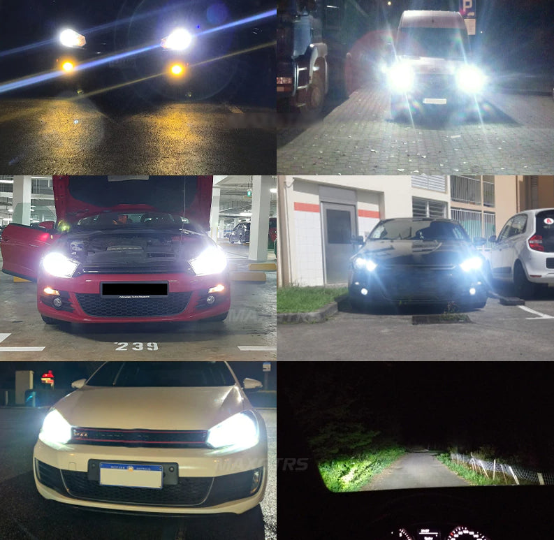 Paire LED H7 Custom pour VW Golf GTI Passat Tiguan - tout-en-un