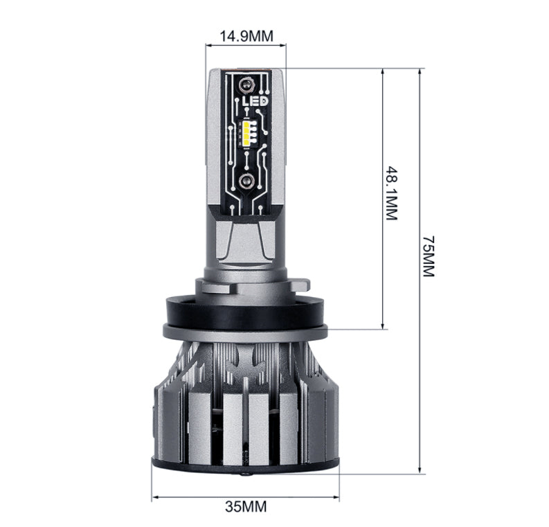 "DOMINATOR Édition Spéciale", 12000 lumens/paire. Allume à partir de 5 volts seulement.